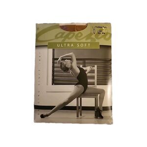 Capezio Footless Tights Size S/M NEW SUN Ultra Soft #1817 Suntan Beige Tan Dance